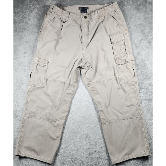 5.11 Tactical Other - 5.11 Tactical Pants Mens 38x30 (Fits 34x28) Beige Cargo Workwear Outdoor Utility